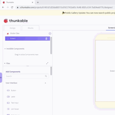 LÀM QUEN VỚI THUNKABLE